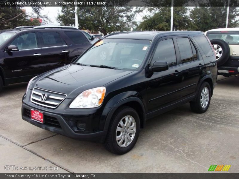 Nighthawk Black Pearl / Black 2006 Honda CR-V SE 4WD