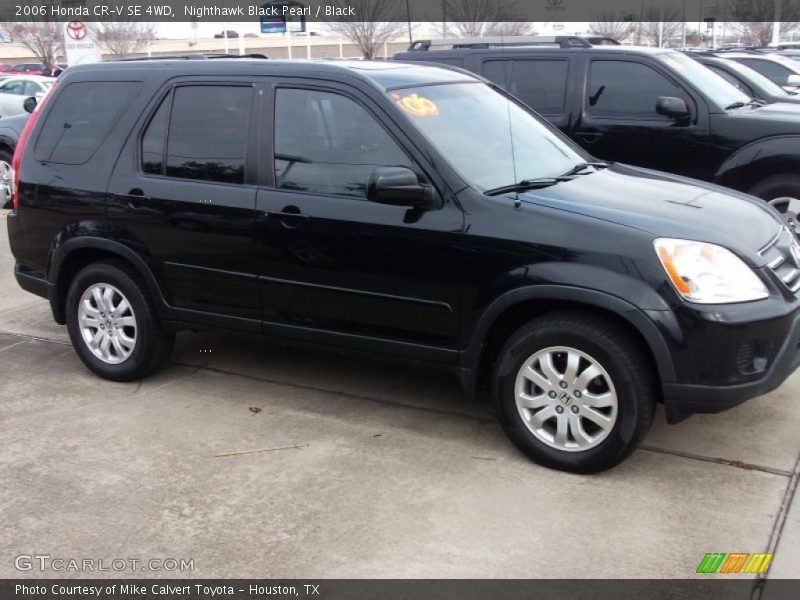 Nighthawk Black Pearl / Black 2006 Honda CR-V SE 4WD