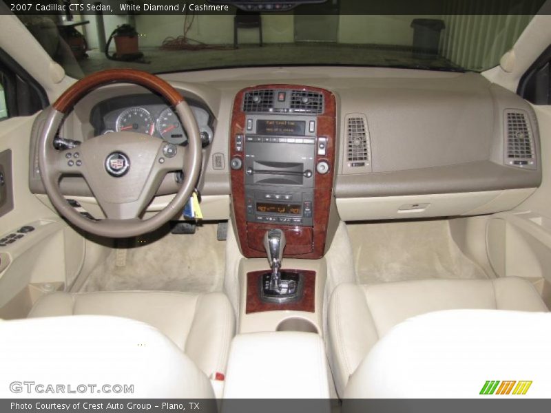 White Diamond / Cashmere 2007 Cadillac CTS Sedan