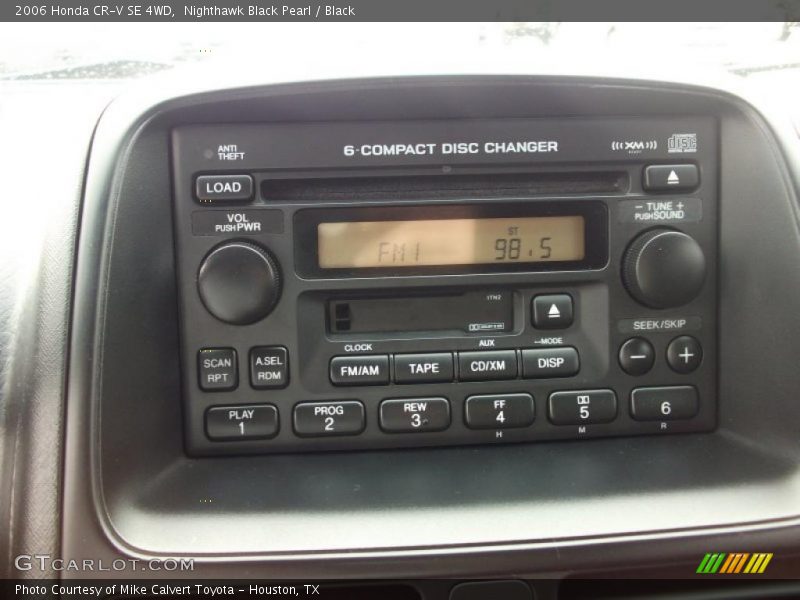 Nighthawk Black Pearl / Black 2006 Honda CR-V SE 4WD