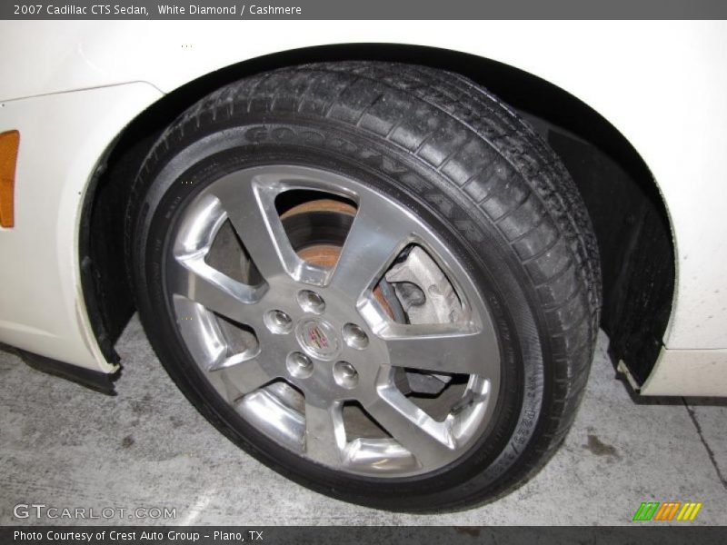 White Diamond / Cashmere 2007 Cadillac CTS Sedan