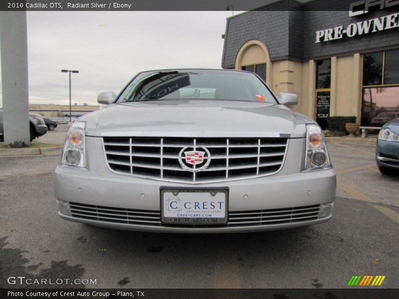 Radiant Silver / Ebony 2010 Cadillac DTS