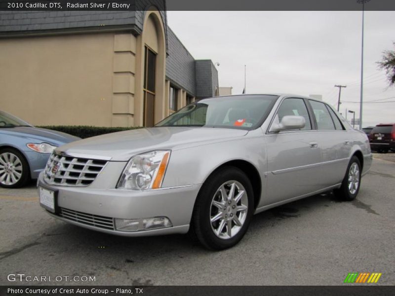 Radiant Silver / Ebony 2010 Cadillac DTS