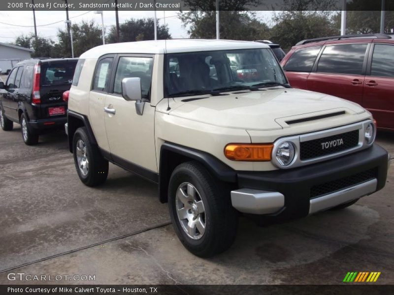 Sandstorm Metallic / Dark Charcoal 2008 Toyota FJ Cruiser