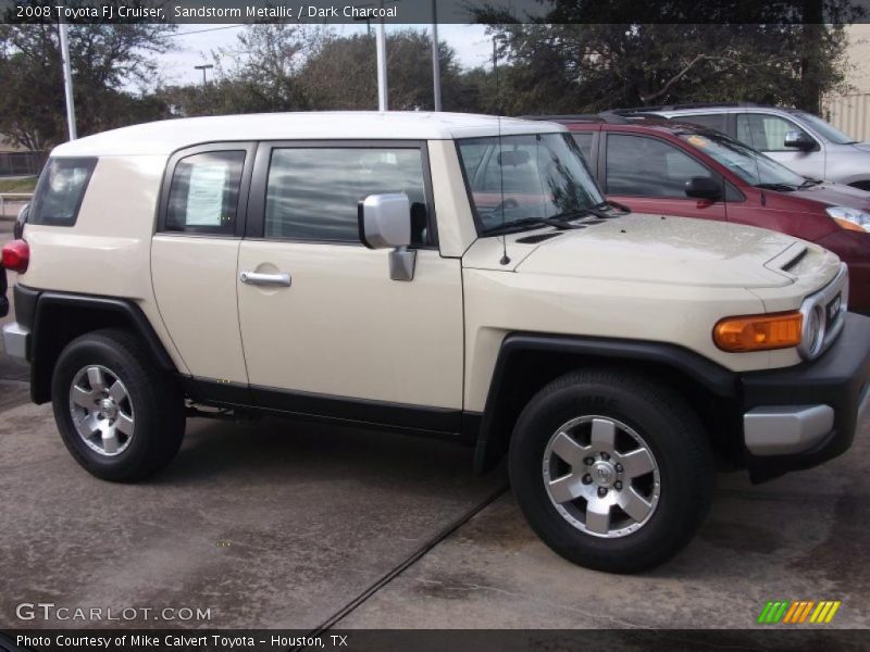 Sandstorm Metallic / Dark Charcoal 2008 Toyota FJ Cruiser