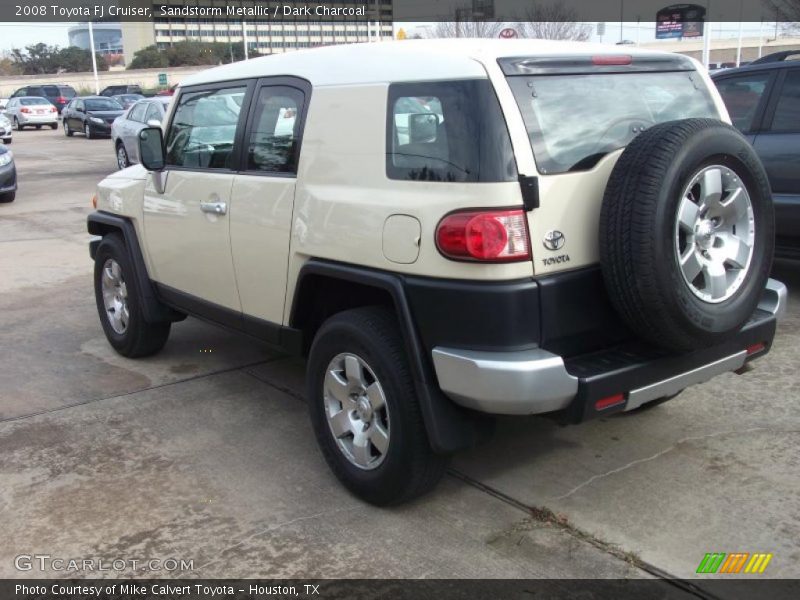 Sandstorm Metallic / Dark Charcoal 2008 Toyota FJ Cruiser