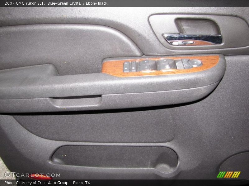 Blue-Green Crystal / Ebony Black 2007 GMC Yukon SLT