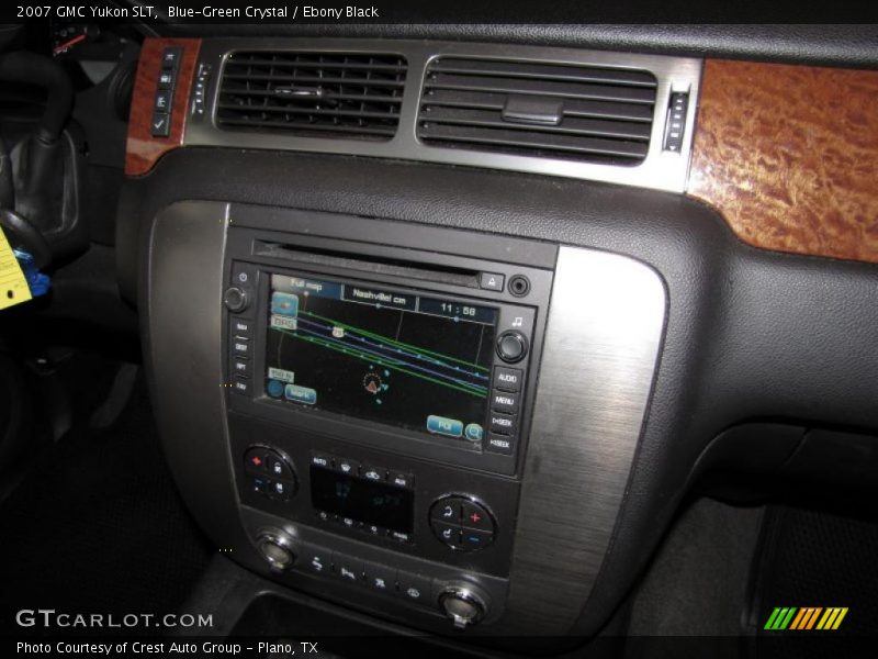 Blue-Green Crystal / Ebony Black 2007 GMC Yukon SLT