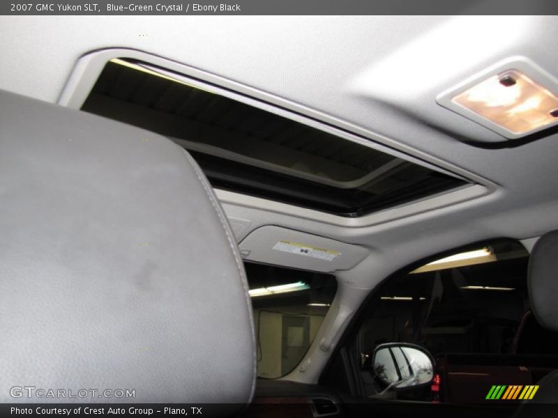 Blue-Green Crystal / Ebony Black 2007 GMC Yukon SLT