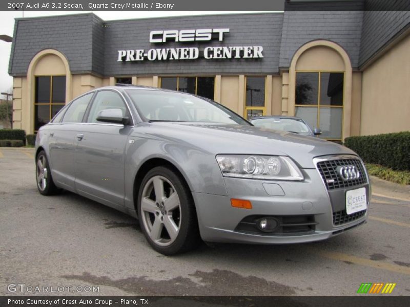 Quartz Grey Metallic / Ebony 2007 Audi A6 3.2 Sedan