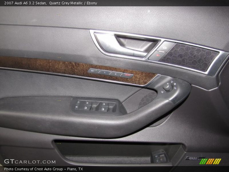 Quartz Grey Metallic / Ebony 2007 Audi A6 3.2 Sedan