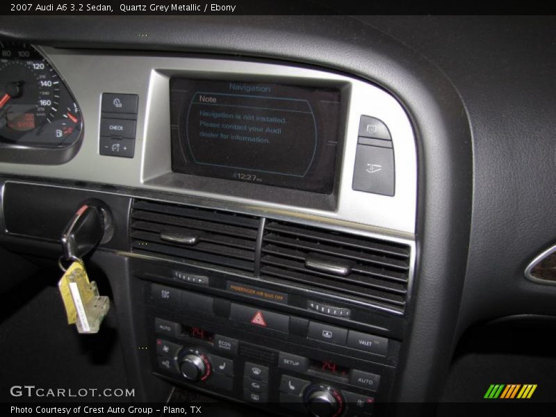 Controls of 2007 A6 3.2 Sedan