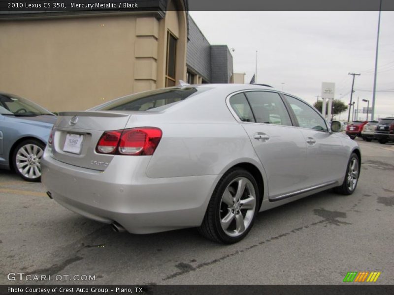 Mercury Metallic / Black 2010 Lexus GS 350