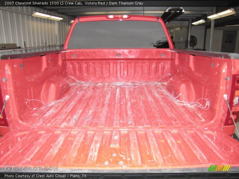 Victory Red / Dark Titanium Gray 2007 Chevrolet Silverado 1500 LS Crew Cab