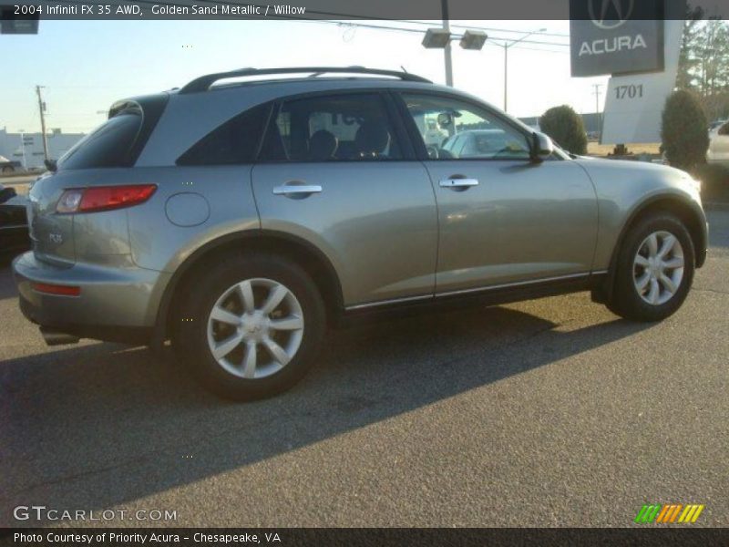 Golden Sand Metallic / Willow 2004 Infiniti FX 35 AWD