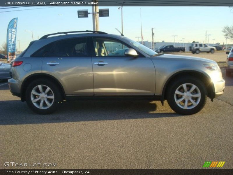Golden Sand Metallic / Willow 2004 Infiniti FX 35 AWD