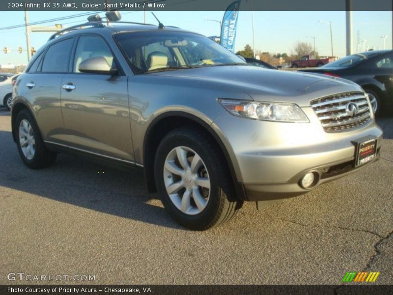 Golden Sand Metallic / Willow 2004 Infiniti FX 35 AWD