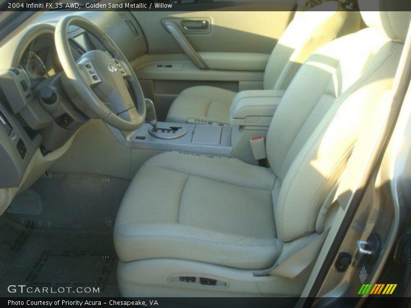 Golden Sand Metallic / Willow 2004 Infiniti FX 35 AWD
