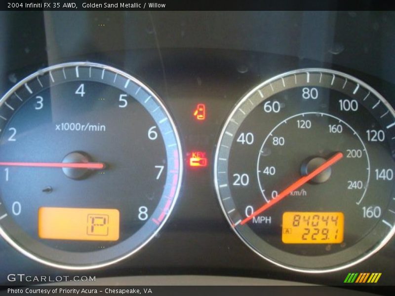Golden Sand Metallic / Willow 2004 Infiniti FX 35 AWD