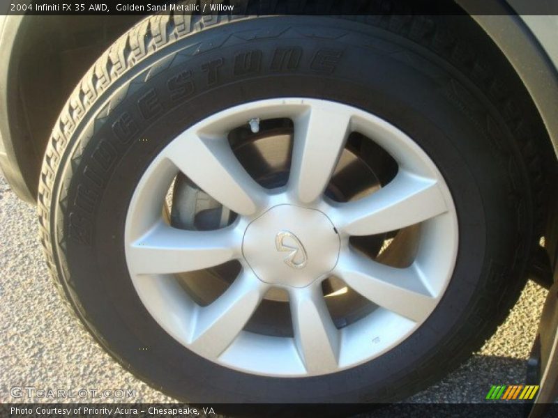 Golden Sand Metallic / Willow 2004 Infiniti FX 35 AWD