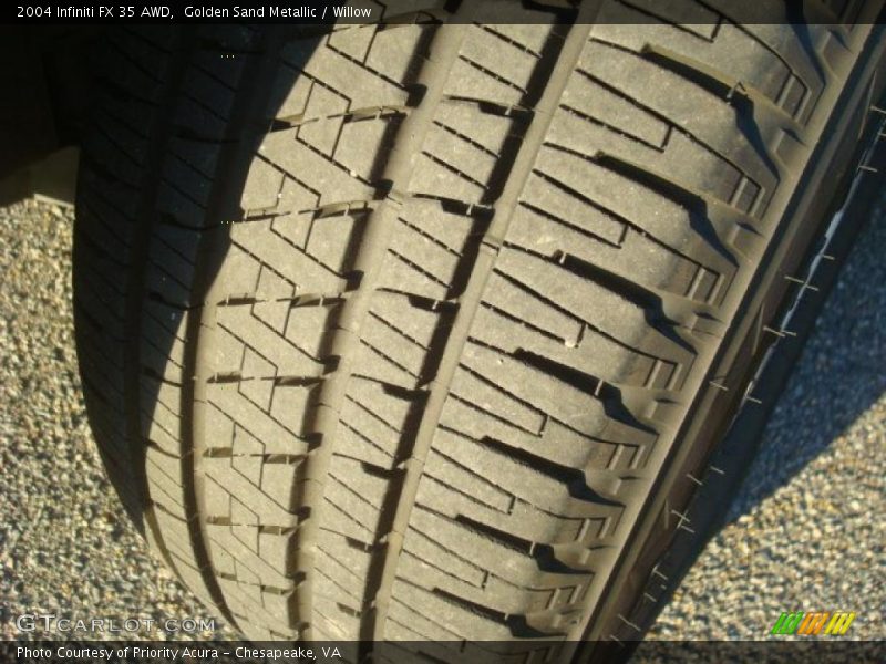 Golden Sand Metallic / Willow 2004 Infiniti FX 35 AWD
