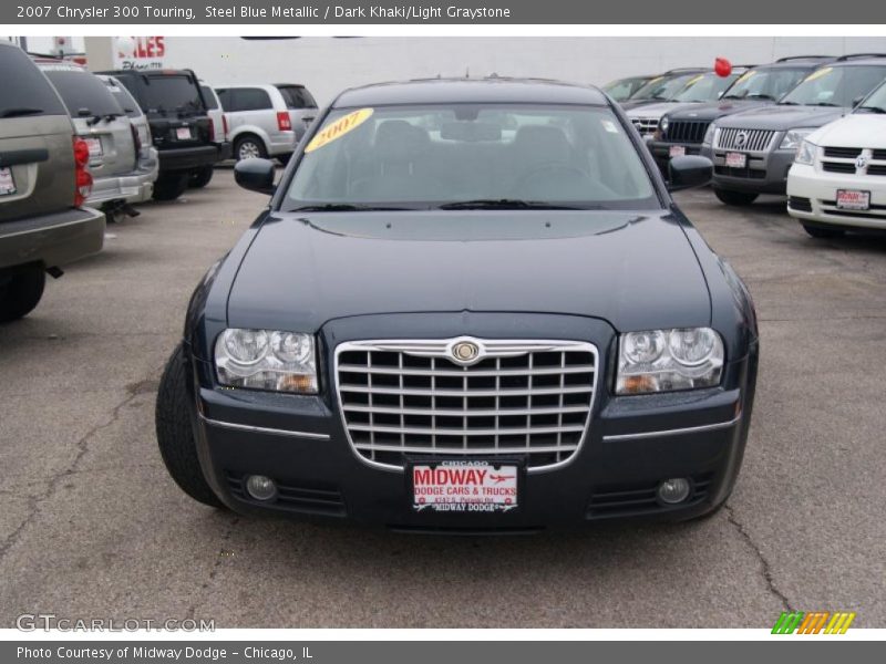 Steel Blue Metallic / Dark Khaki/Light Graystone 2007 Chrysler 300 Touring