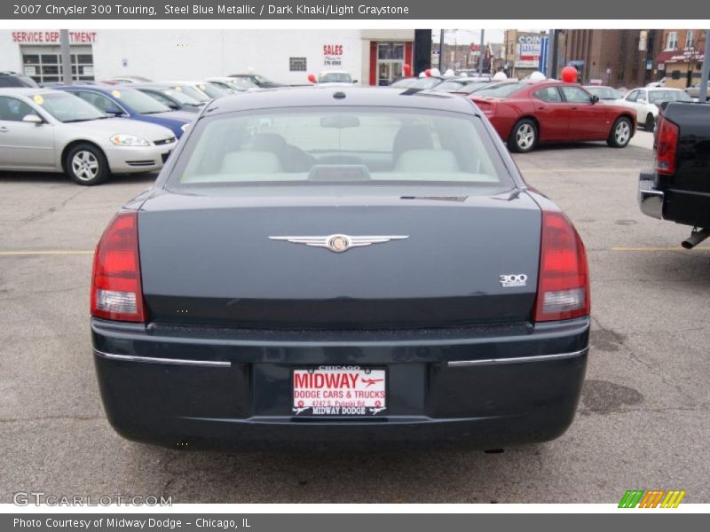 Steel Blue Metallic / Dark Khaki/Light Graystone 2007 Chrysler 300 Touring