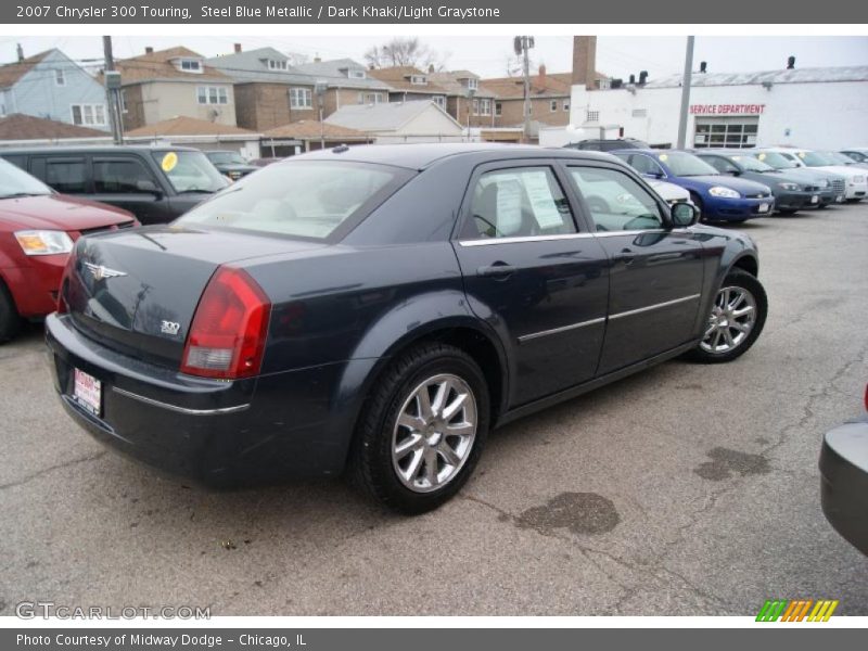 Steel Blue Metallic / Dark Khaki/Light Graystone 2007 Chrysler 300 Touring
