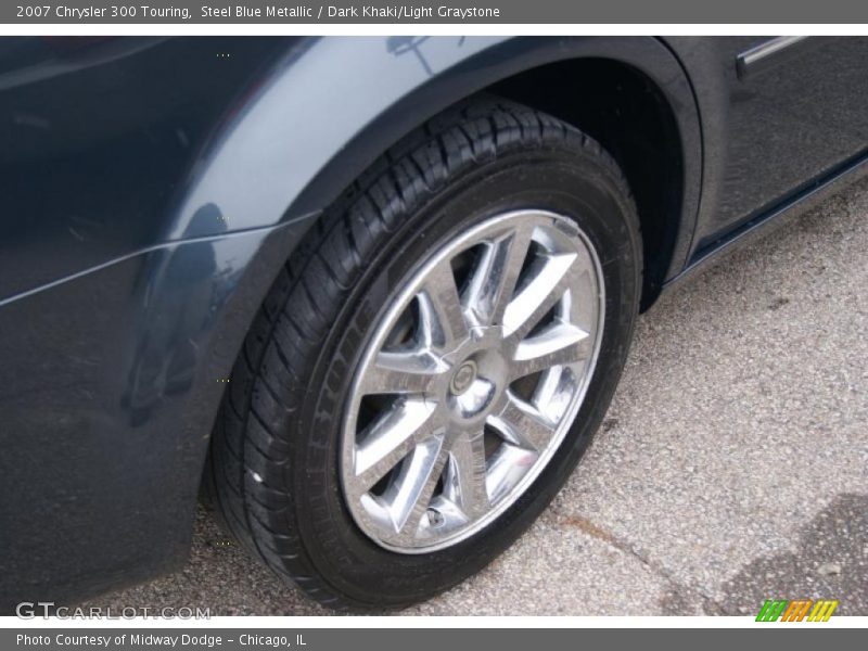 Steel Blue Metallic / Dark Khaki/Light Graystone 2007 Chrysler 300 Touring