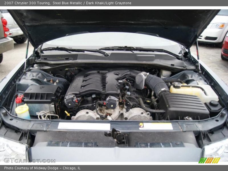Steel Blue Metallic / Dark Khaki/Light Graystone 2007 Chrysler 300 Touring