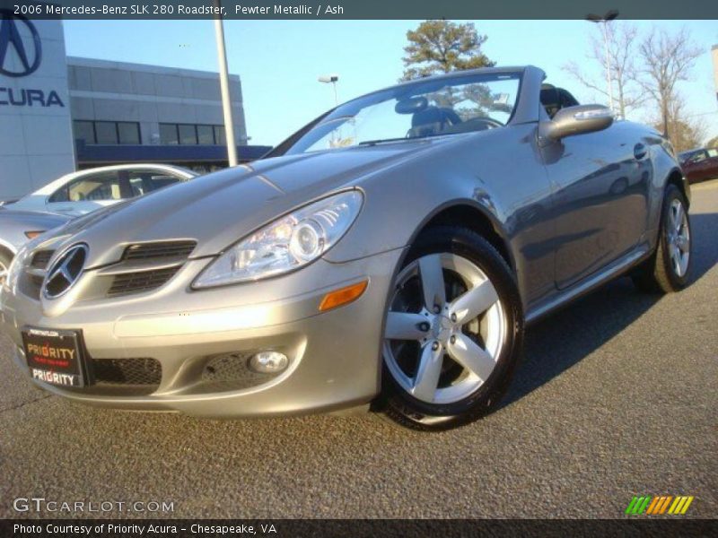 Pewter Metallic / Ash 2006 Mercedes-Benz SLK 280 Roadster