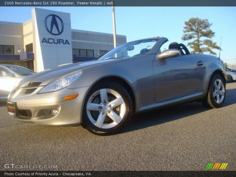 Pewter Metallic / Ash 2006 Mercedes-Benz SLK 280 Roadster