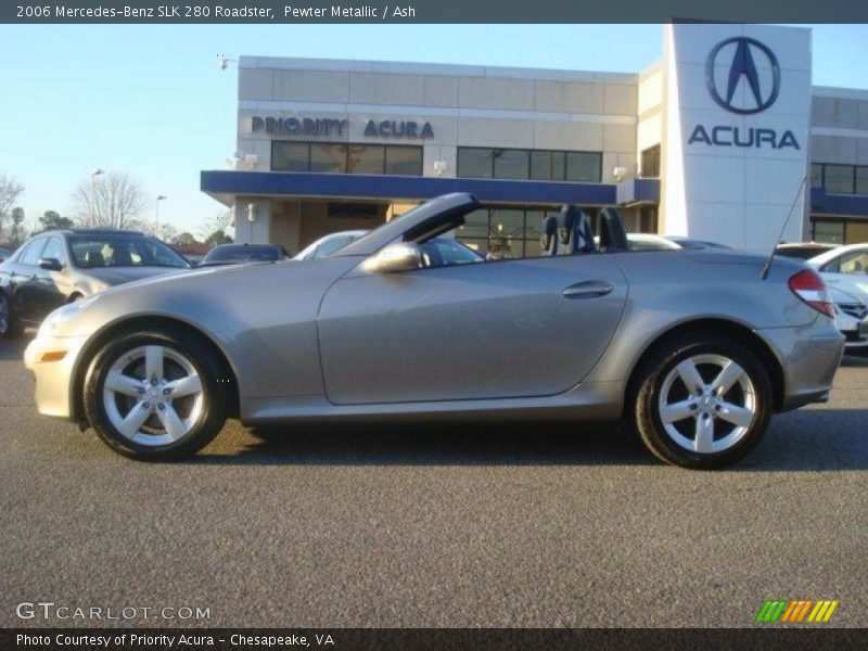 Pewter Metallic / Ash 2006 Mercedes-Benz SLK 280 Roadster