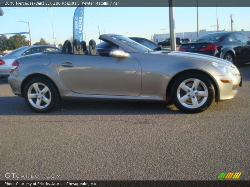 Pewter Metallic / Ash 2006 Mercedes-Benz SLK 280 Roadster