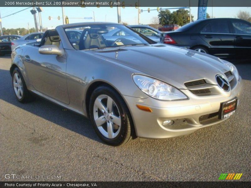 Pewter Metallic / Ash 2006 Mercedes-Benz SLK 280 Roadster