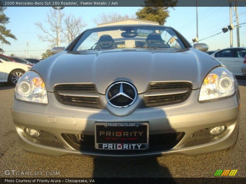 Pewter Metallic / Ash 2006 Mercedes-Benz SLK 280 Roadster