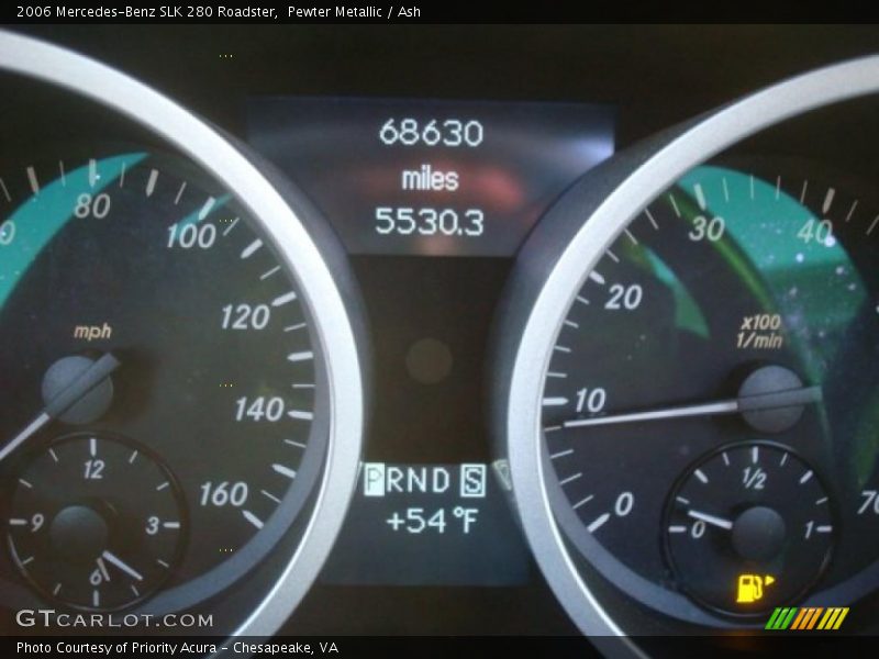 Pewter Metallic / Ash 2006 Mercedes-Benz SLK 280 Roadster