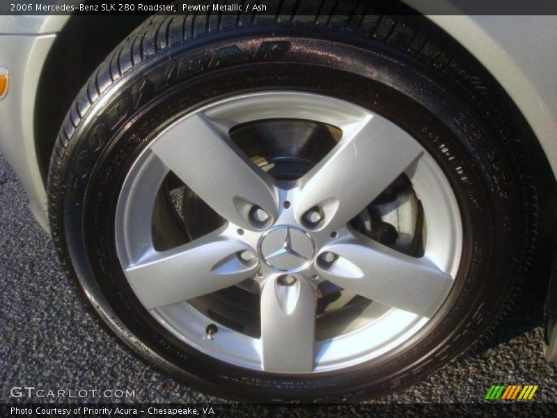 Pewter Metallic / Ash 2006 Mercedes-Benz SLK 280 Roadster