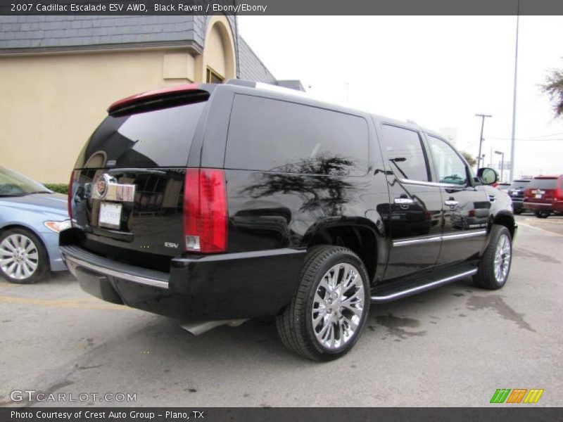 Black Raven / Ebony/Ebony 2007 Cadillac Escalade ESV AWD