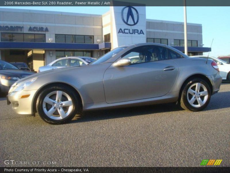 Pewter Metallic / Ash 2006 Mercedes-Benz SLK 280 Roadster