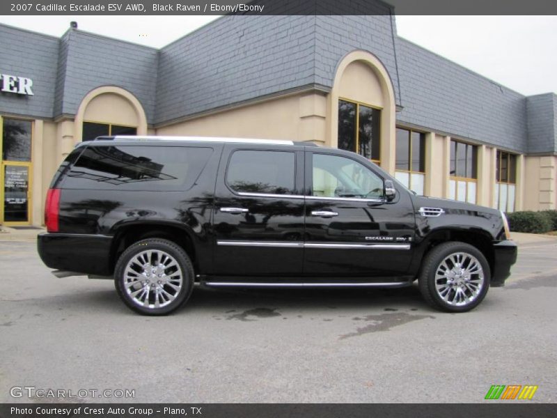 Black Raven / Ebony/Ebony 2007 Cadillac Escalade ESV AWD