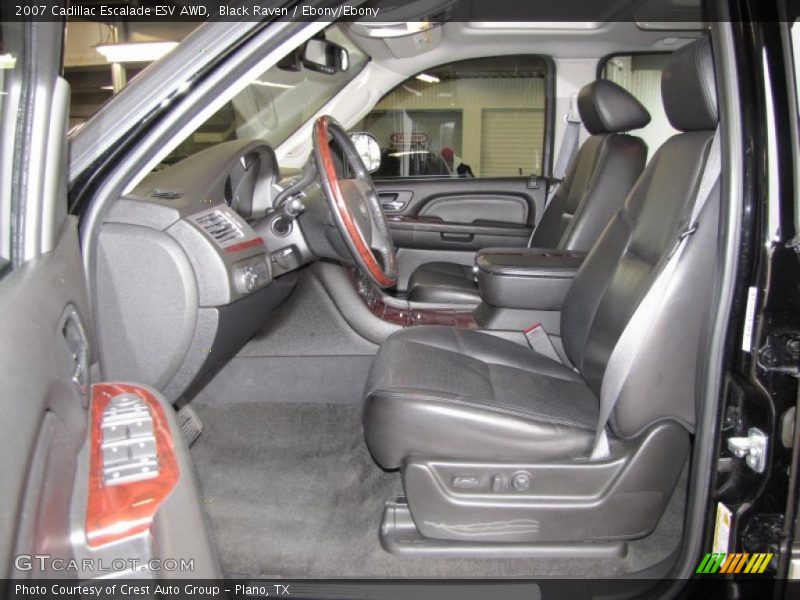 Black Raven / Ebony/Ebony 2007 Cadillac Escalade ESV AWD