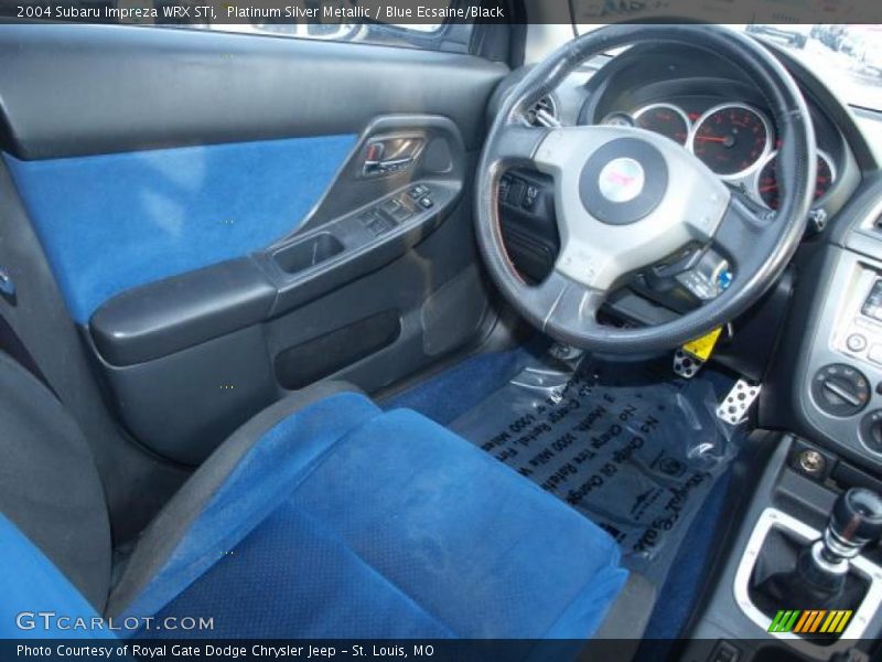  2004 Impreza WRX STi Blue Ecsaine/Black Interior