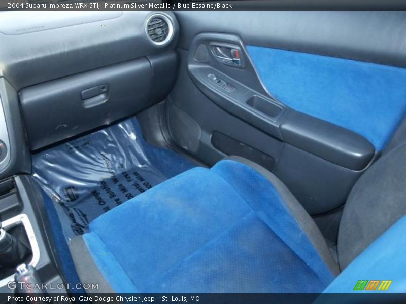  2004 Impreza WRX STi Blue Ecsaine/Black Interior