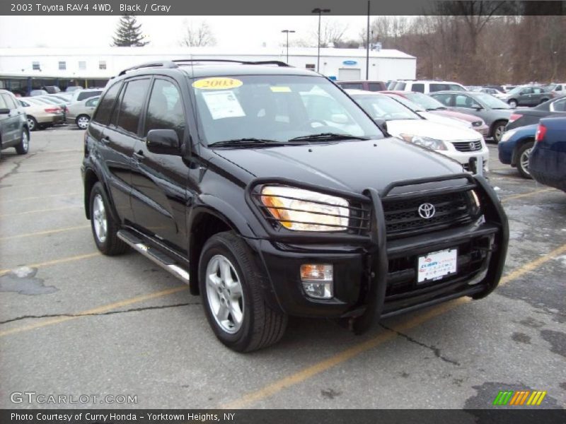 Black / Gray 2003 Toyota RAV4 4WD