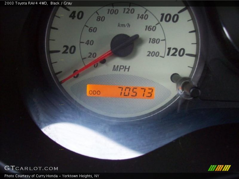 Black / Gray 2003 Toyota RAV4 4WD