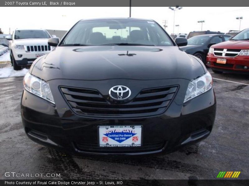 Black / Bisque 2007 Toyota Camry LE