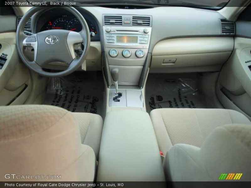 Black / Bisque 2007 Toyota Camry LE