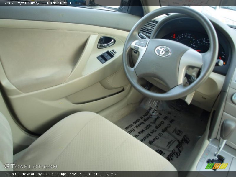 Black / Bisque 2007 Toyota Camry LE