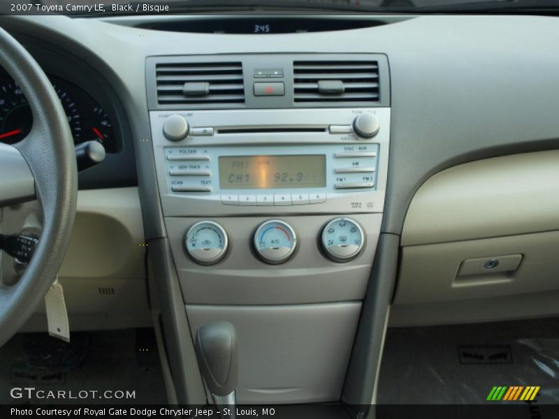 Black / Bisque 2007 Toyota Camry LE